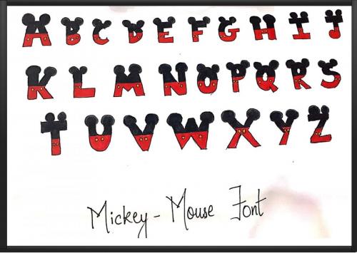mickey mouse font